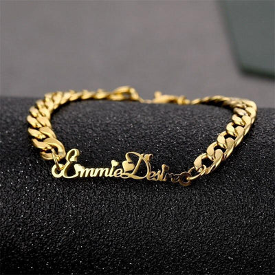 Cuban 5mm Chain Name Bracelet Custom Name Bracelet βestPick 