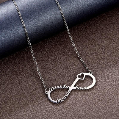Custom Infinity Style Heart Necklace ßestpickjewelry 