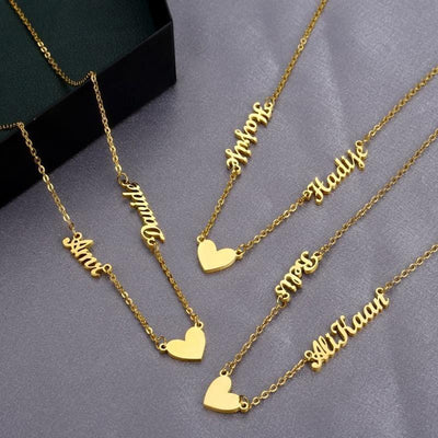 Custom Name Heart Necklace βestPick 